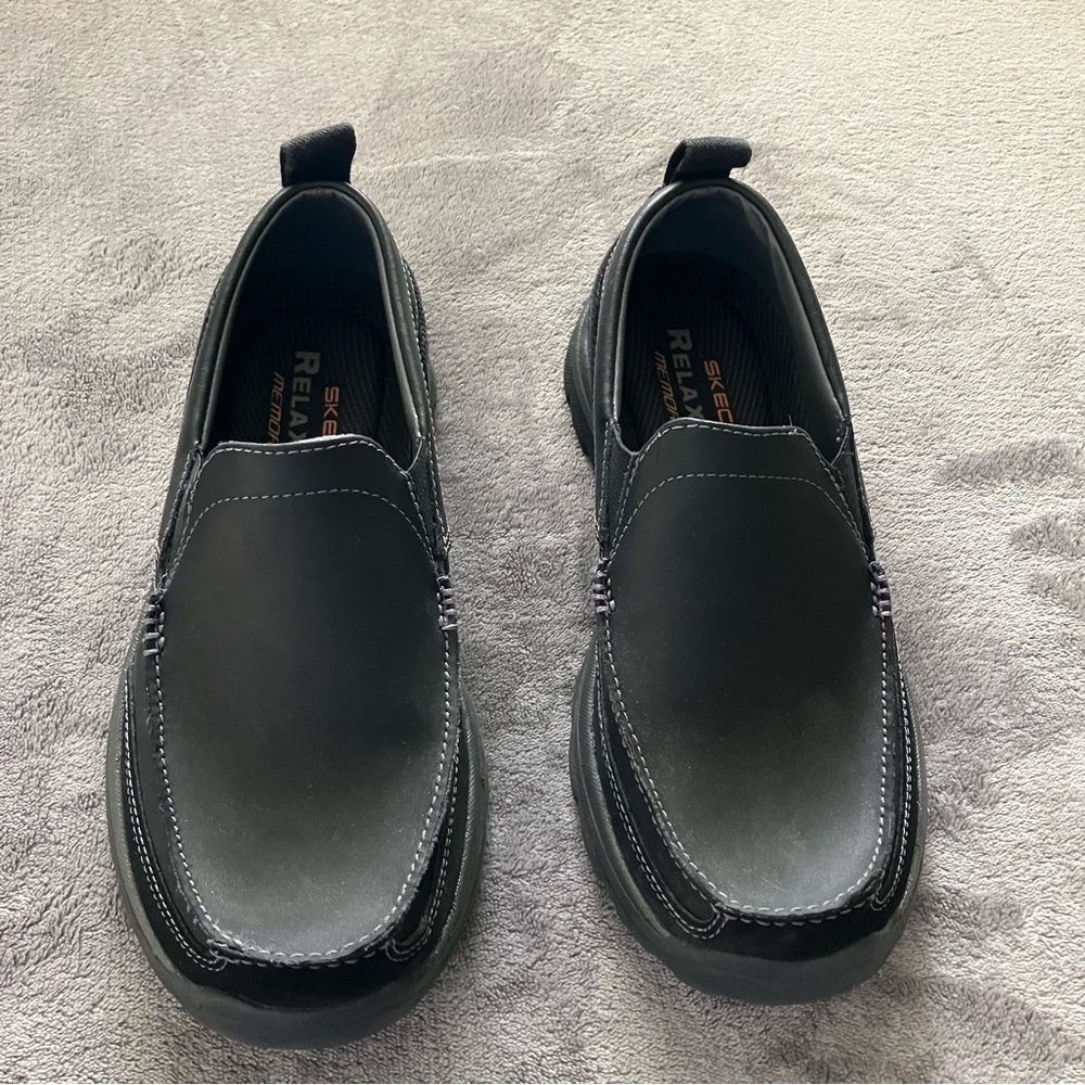 Skechers, Relax Fit, black loafer, memory foam, black, Men’s size 7. Brand new.